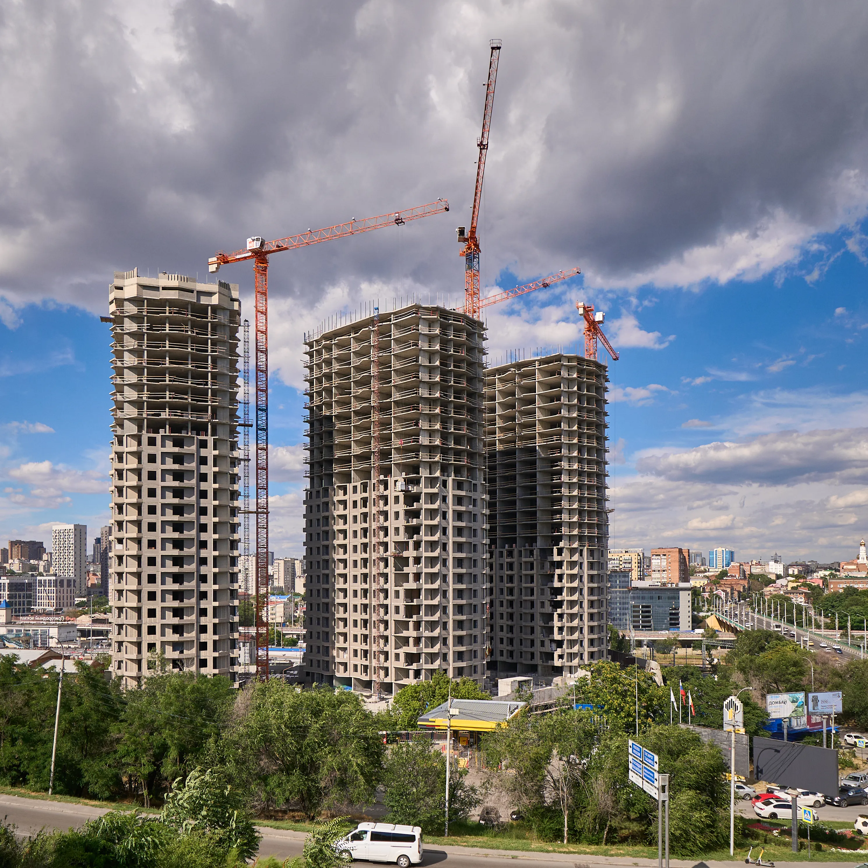 Ход строительства