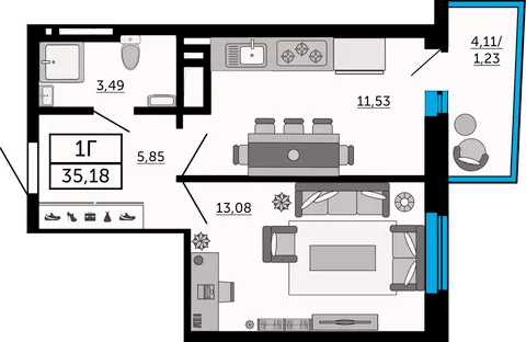 План квартиры