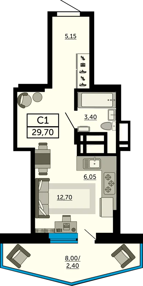 План квартиры