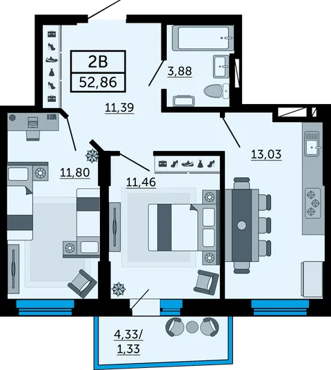 План квартиры