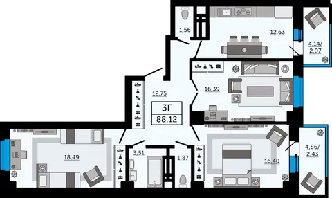 План квартиры