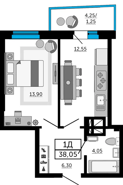 План квартиры