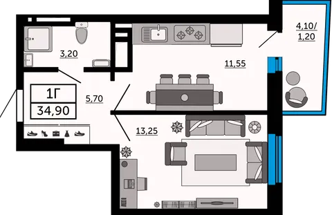 План квартиры