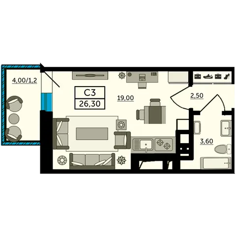 План квартиры