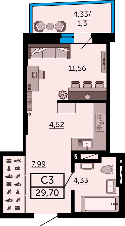 План квартиры