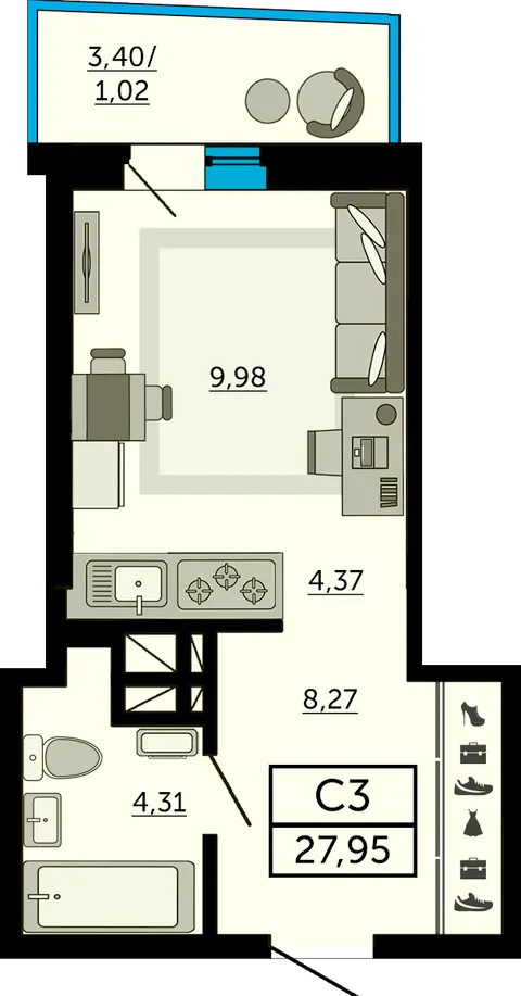 План квартиры