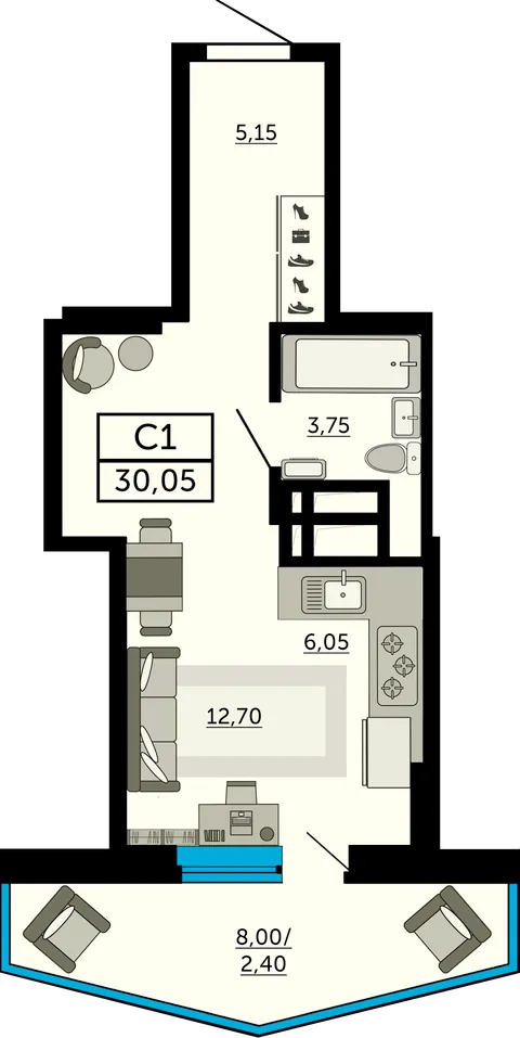 План квартиры