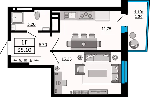 План квартиры