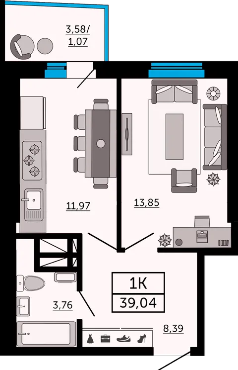 План квартиры