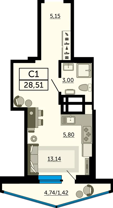 План квартиры