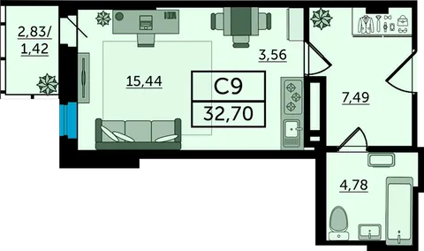 План квартиры
