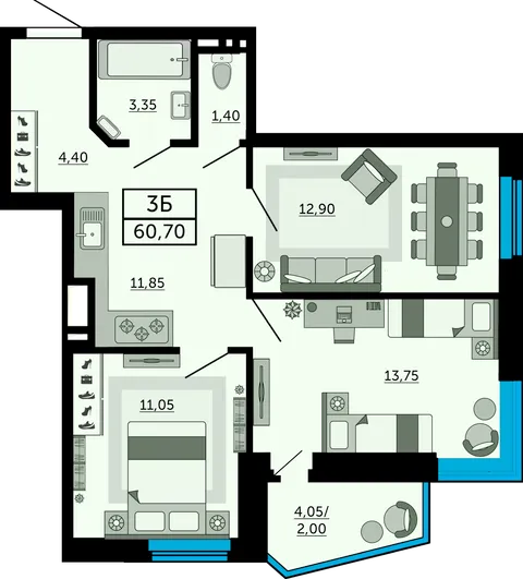 План квартиры