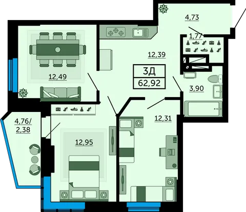 План квартиры