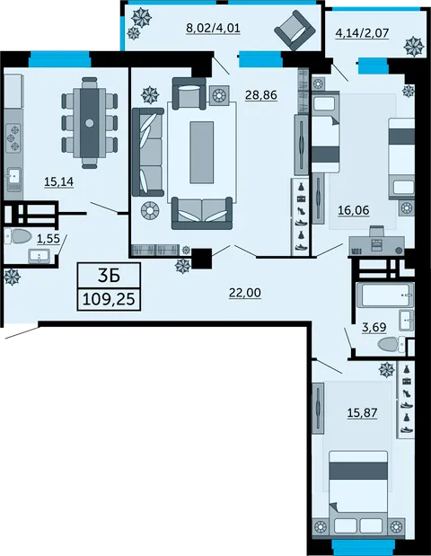 План квартиры