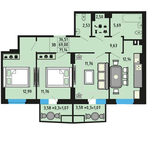 План квартиры