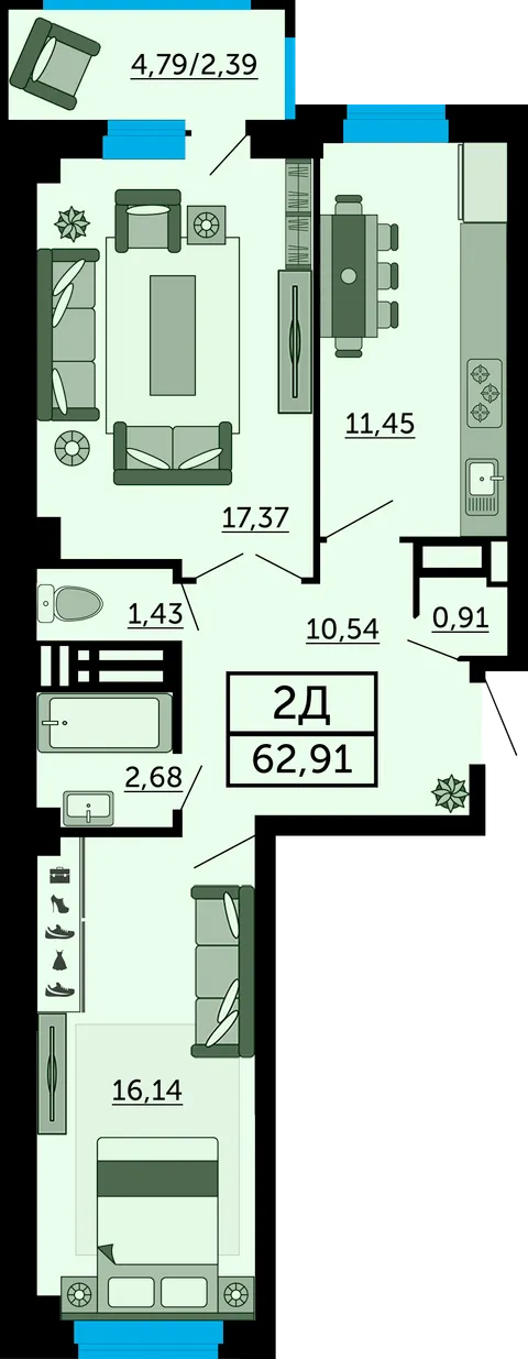 План квартиры