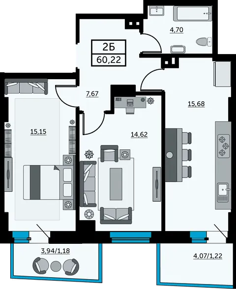 План квартиры