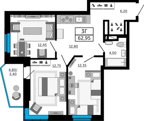 План квартиры