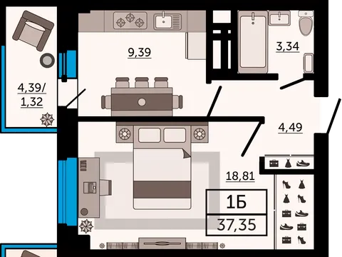 План квартиры