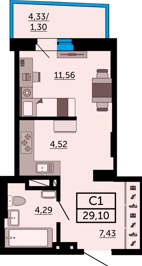 План квартиры