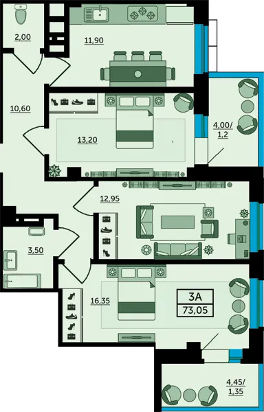 План квартиры