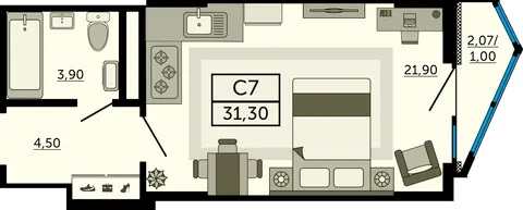 План квартиры