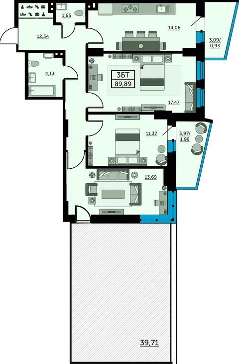 План квартиры