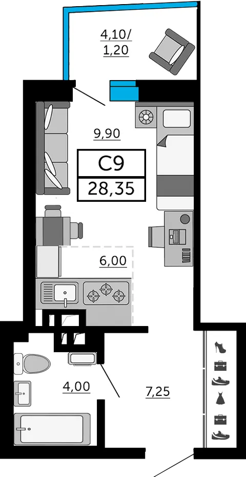 План квартиры