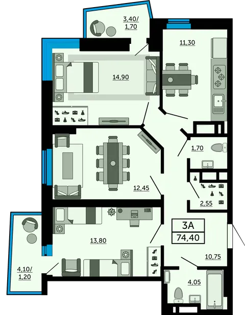 План квартиры