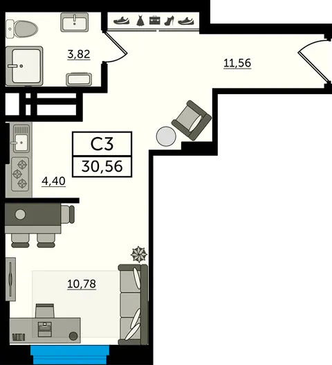 План квартиры