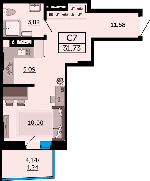 План квартиры