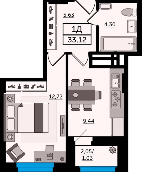 План квартиры