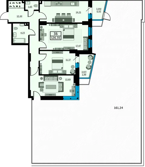 План квартиры