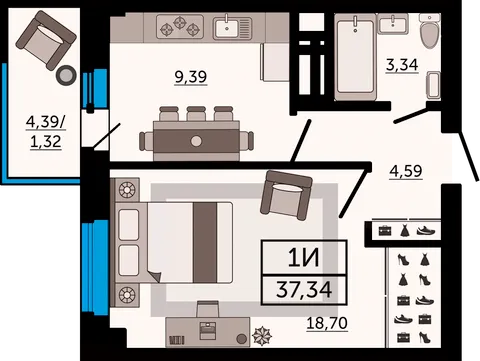 План квартиры