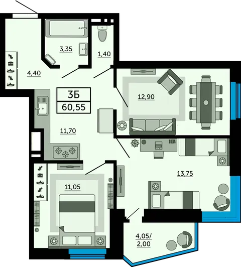 План квартиры