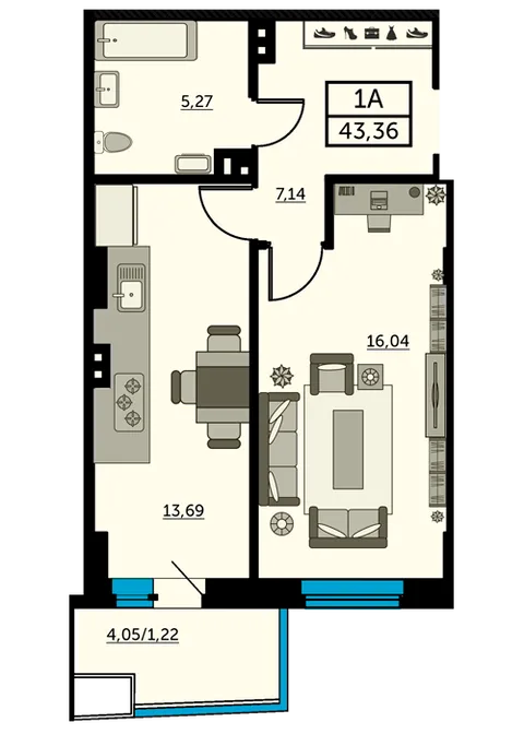План квартиры