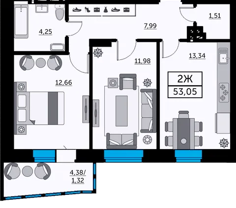 План квартиры