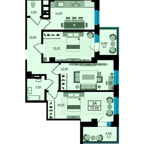 План квартиры