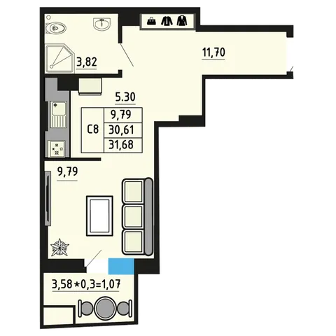 План квартиры