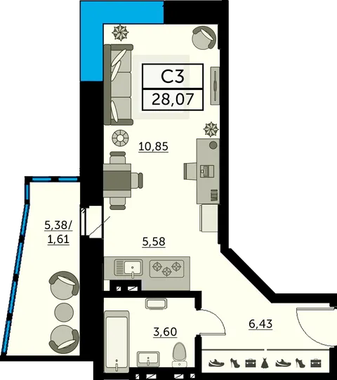 План квартиры