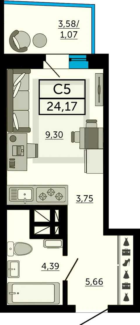 План квартиры
