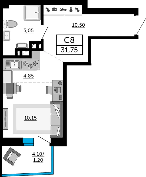 План квартиры