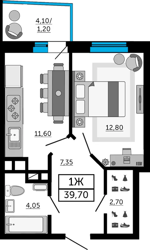 План квартиры