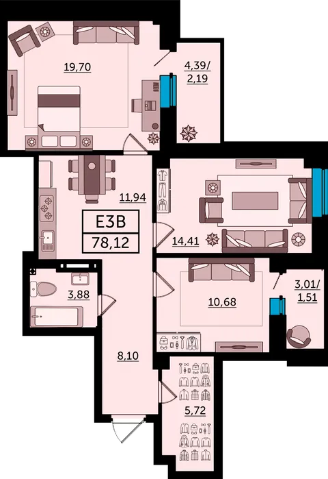 План квартиры