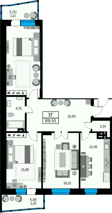 План квартиры