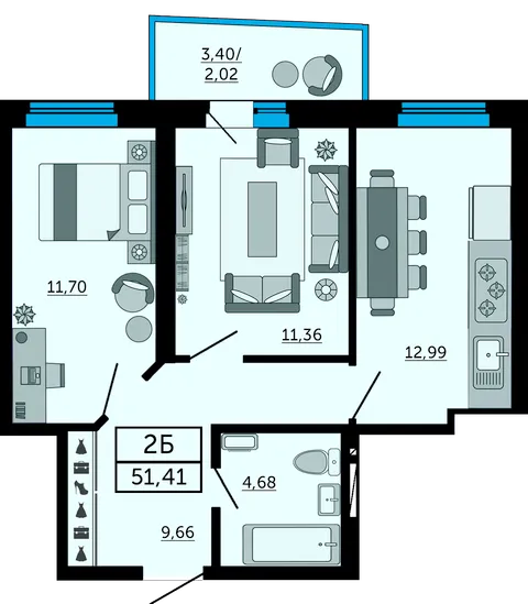 План квартиры