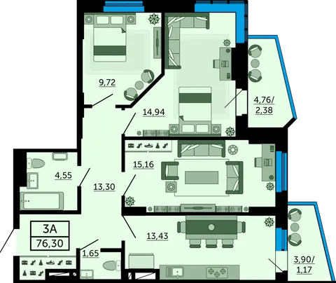 План квартиры