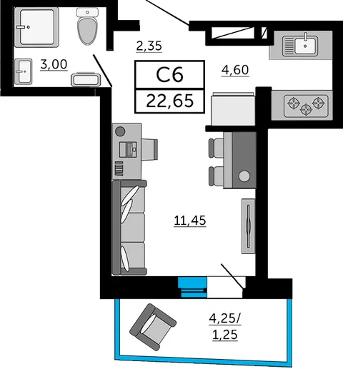 План квартиры