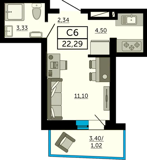 План квартиры