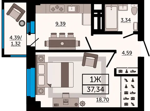 План квартиры